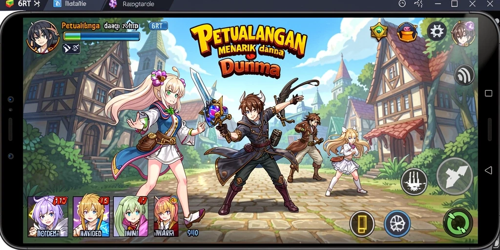 Tangkapan layar menampilkan aksi seru dari gameplay 6RT.