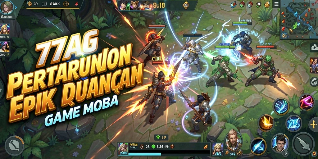 Screenshot gameplay 77AG dengan aksi seru dan karakter beragam.