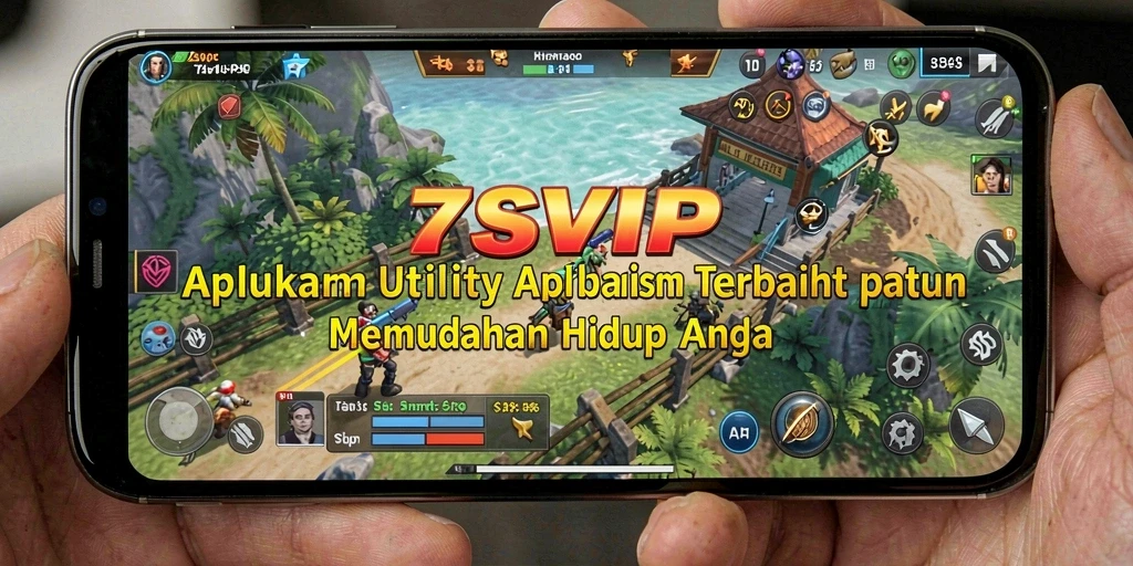 Tampilan antarmuka aplikasi Utility 7SVIP yang menarik dan sederhana.