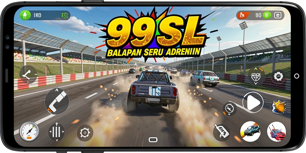 Gameplay Racing yang mendebarkan di 99SL dengan grafis berkualitas tinggi.