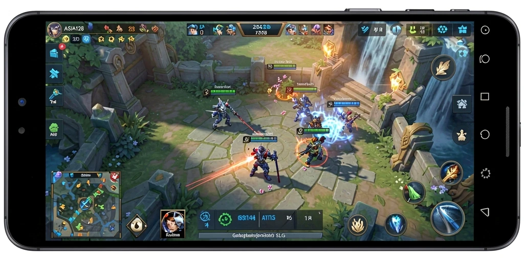 Gameplay SLG yang menarik dan penuh strategi.