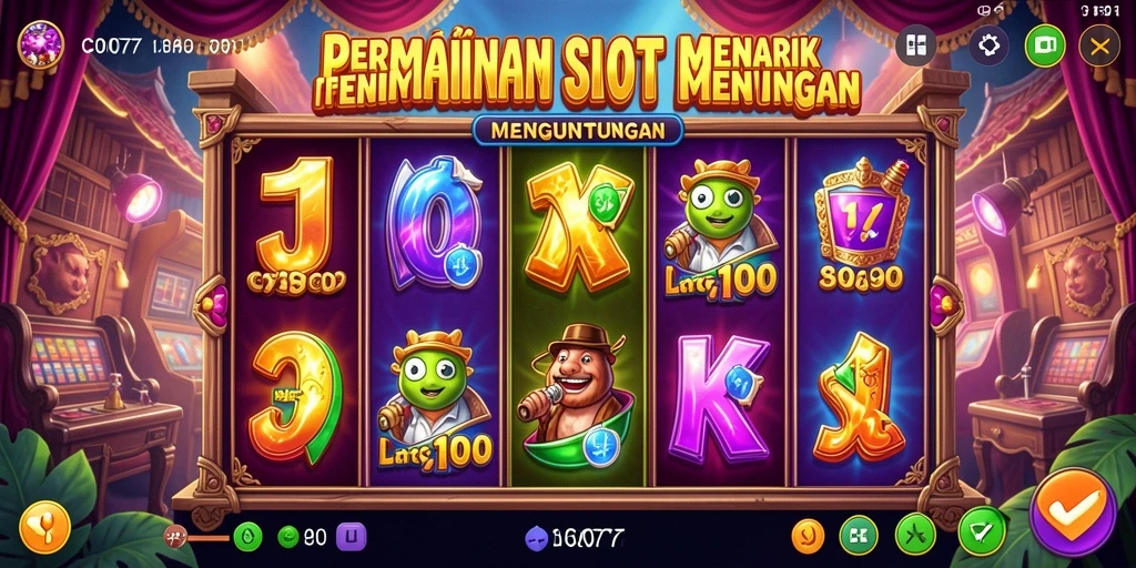 Tampilan gameplay C0077 yang menarik dan menghibur.