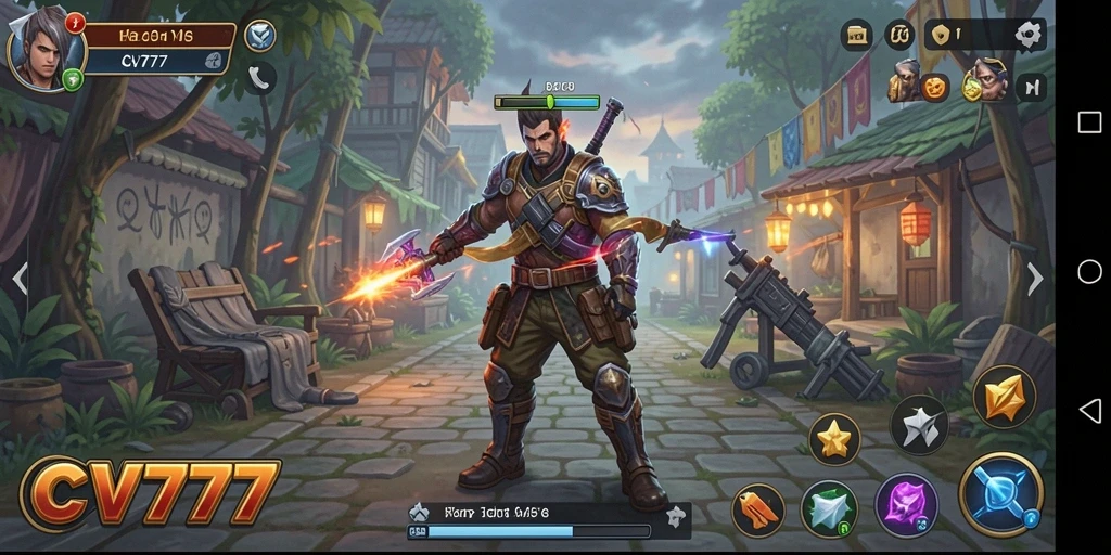 Screenshot utama CV777 menampilkan gameplay taktis yang menarik.