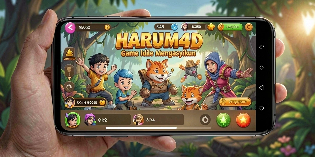 Tampilan gameplay HARUM4D yang menarik dan memukau.