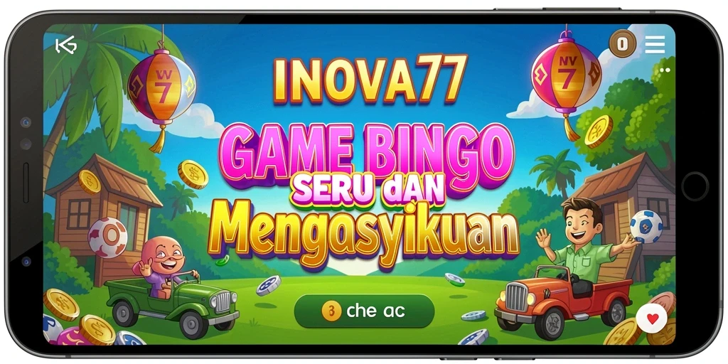 Tampilan gameplay Bingo yang menarik dalam INOVA77.