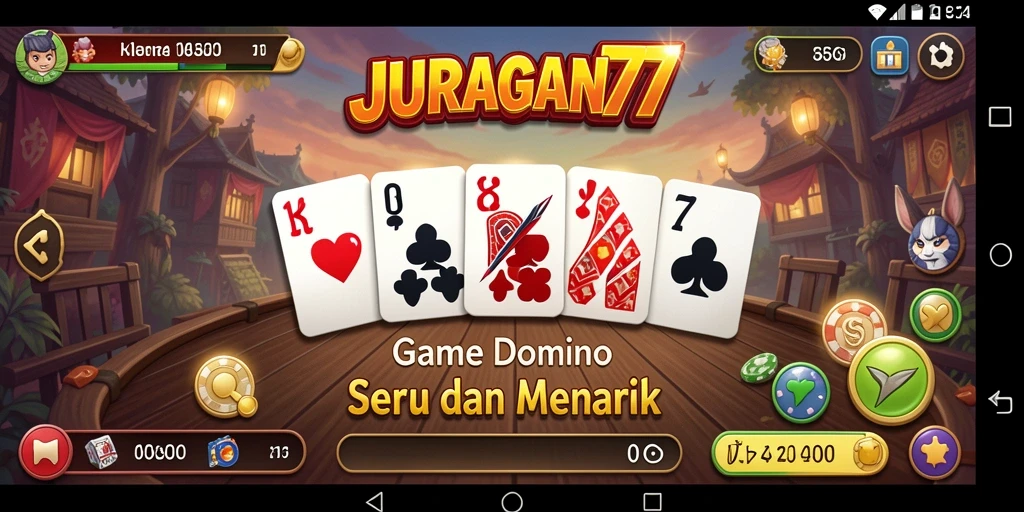 Tampilan gameplay menarik dari JURAGAN77 dengan desain grafis yang menawan.