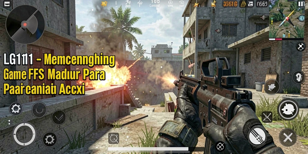 Screenshot menunjukkan aksi menegangkan dalam gameplay FPS.