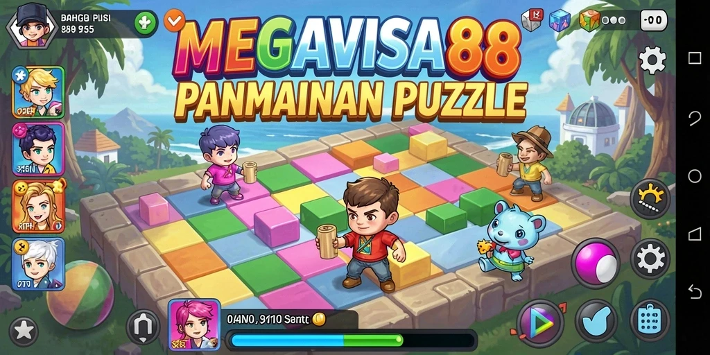 Gameplay seru yang penuh dengan tantangan Puzzle di MEGAVISA88.