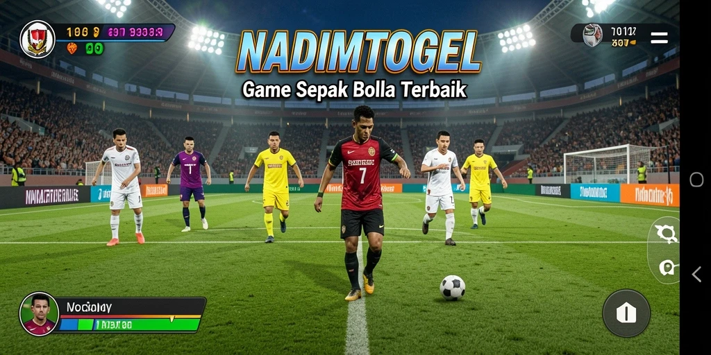Tampilan menarik dari gameplay NADIMTOGEL yang penuh aksi sepak bola.