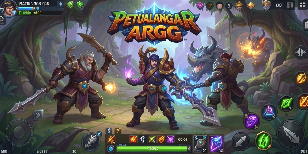 Tangkapan layar menampilkan aksi pertarungan mendebarkan dalam RATU303.
