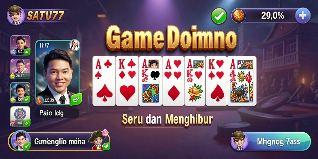 Tampilan gameplay seru di SATU77 yang penuh strategi.